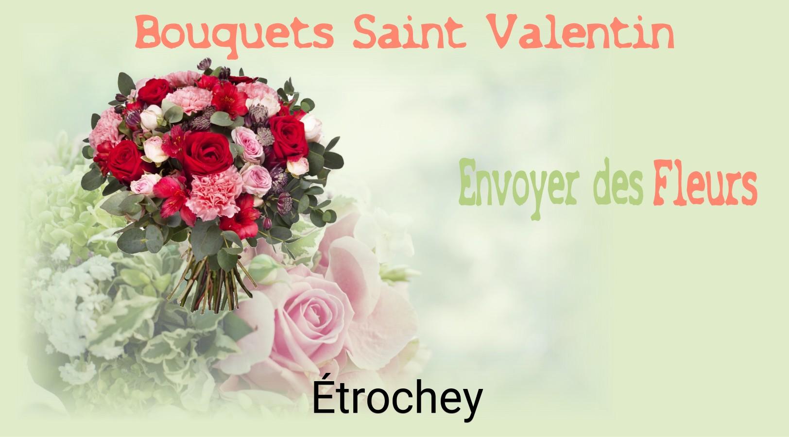 Roses de Saint-Valentin livrées à Étrochey